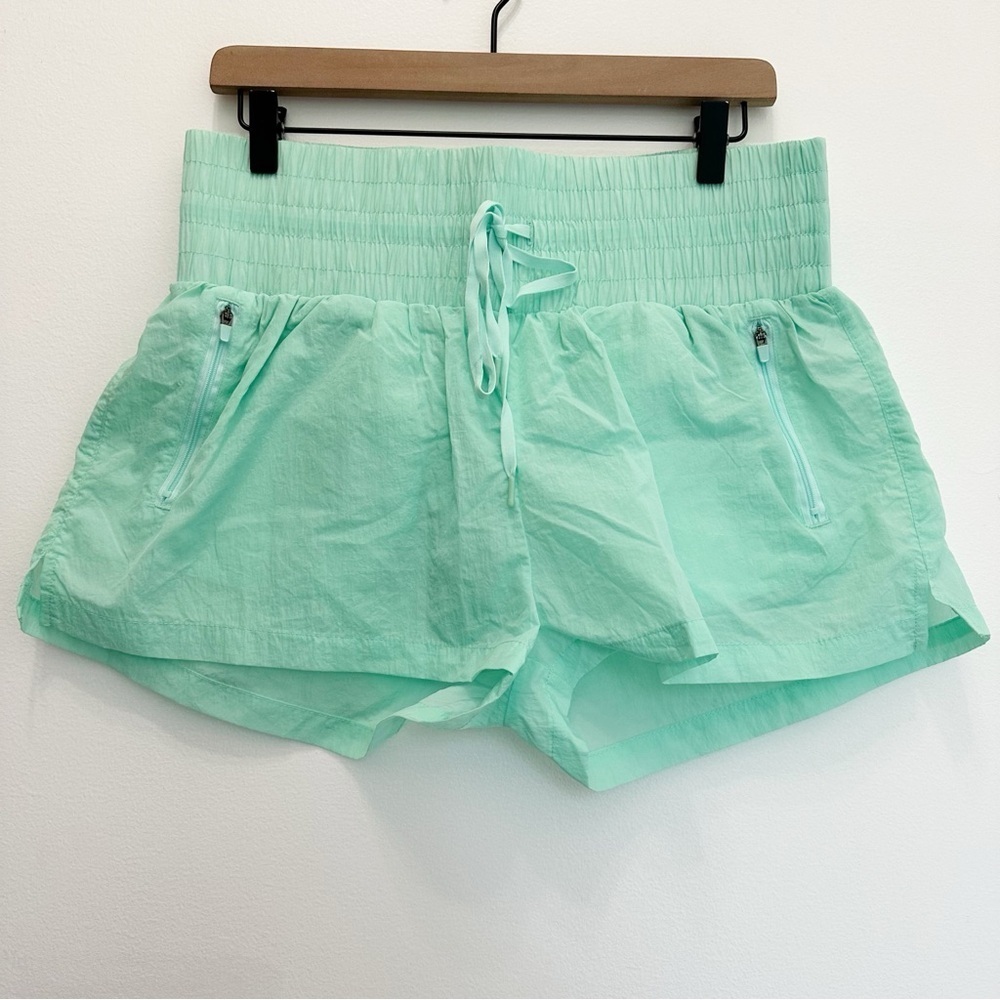 All Access by Bandier Sprint Running Shorts Built In Brief Clear Water Medium